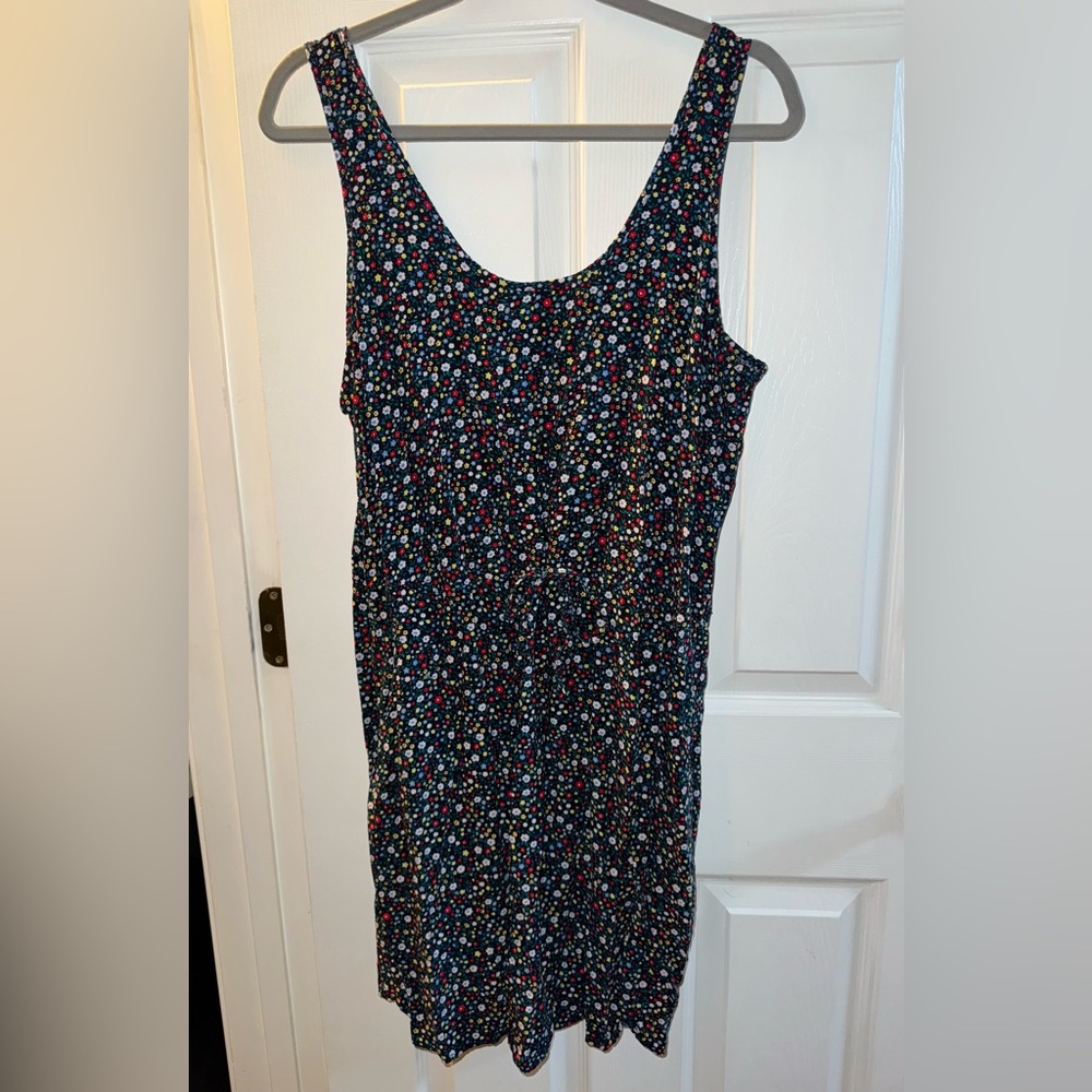 Floral Sleeveless Dress - Multicolor